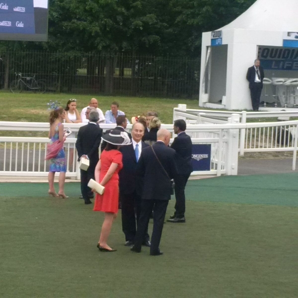 Hazar Imam at the races 2015